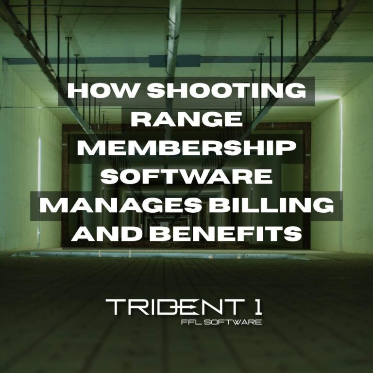 How shooting range membership software manages billing and benefits - Trident 1